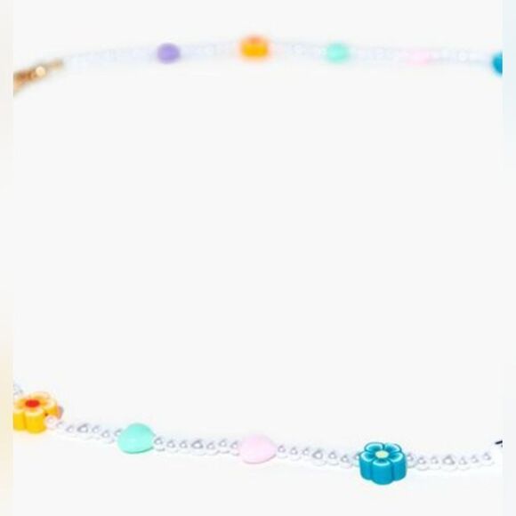 NWT Forever 21 Beaded Barbie Belly Chain (S/M) - Picture 3 of 5